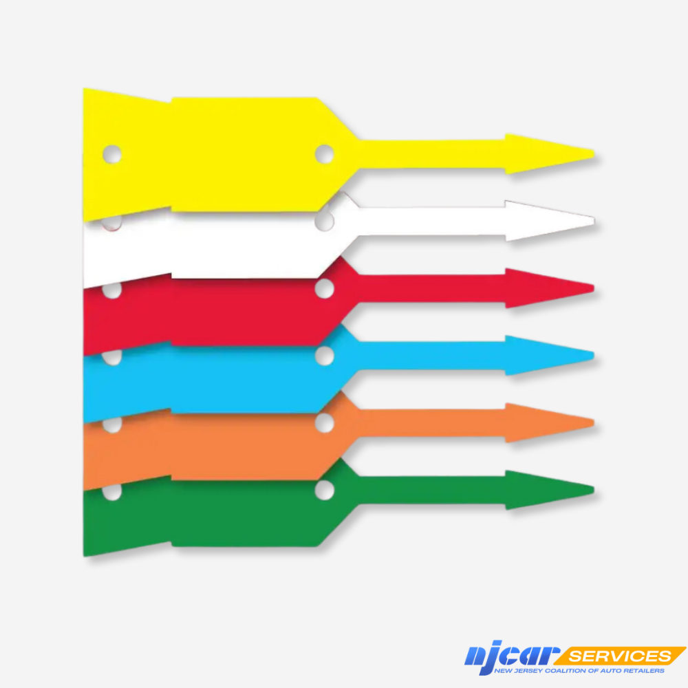 Self-Locking Key Tags